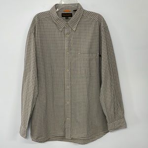 Timberland Long Sleeve Plaid Button Up Shirt Size XXL